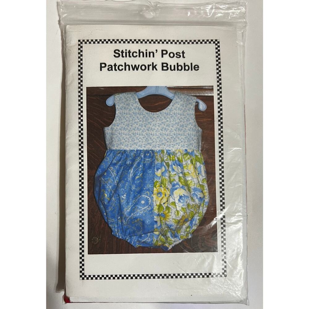 Stitchin Post Patchwork Bubble Infant Clothing Sizes 0-18 Months